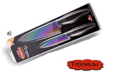 Sada  ocelových nožů TITANIUM s titanovým povrchem
