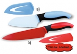 Nůž ocelový TEFL. s pouzdrem Japonský SANTOKU11,5cm