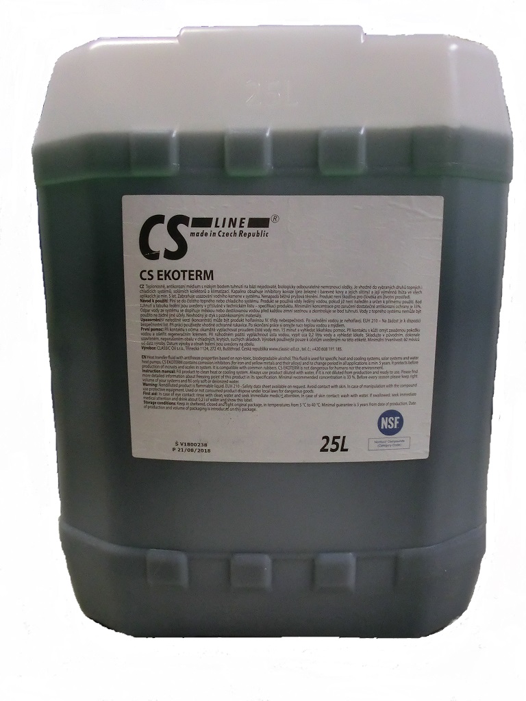CS EKOTERM - 25l (nemrznoucí netoxická směs do topení/topných systémů)