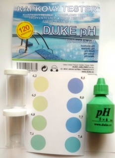 Kapkový tester DUKE pH