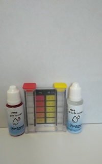 Kapkový tester s kolorimetrem  pH a Cl